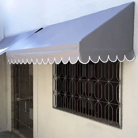 Toldo Fixo de Lona PVC em Valinhos SP — Cobertura com calha lateral para escoamento