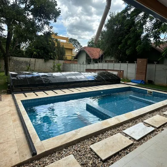 Cobertura Retrátil para Piscina - Toldos em Valinhos