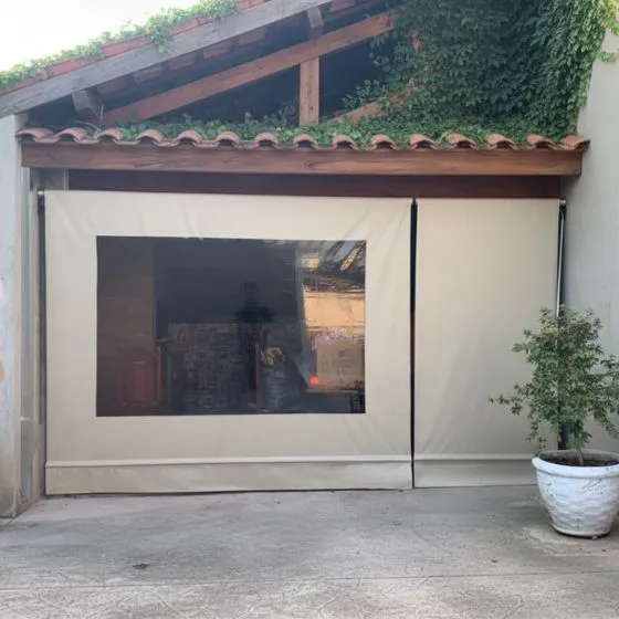 Toldo Cortina — Fechamento Vertical - Toldos em Valinhos